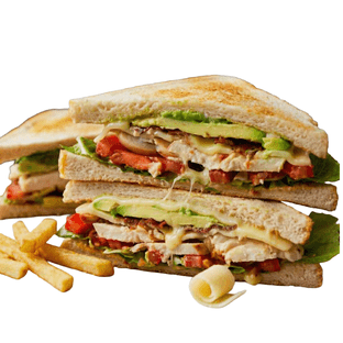 Chicken Sandwich with fries