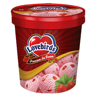 Strawberry 500ml cup